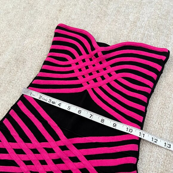 Wow Couture Bodycon Strapless Bandage Mini Dress S Summer Cocktail - Picture 6 of 9